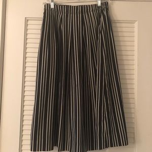 Stripes Jcrew midi skirt